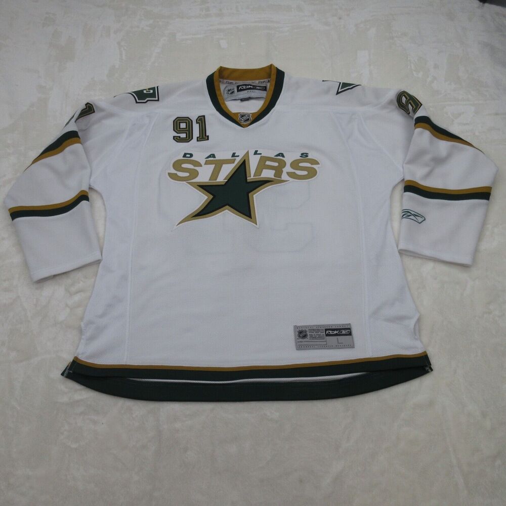 Dallas Stars 2008 Jersey Reebok Adult Large NHL Hockey White Brad Richards RBK